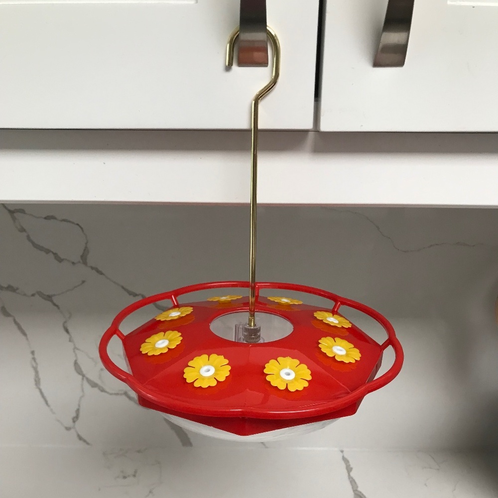 Humming Bird feeder Complete with Hanging Hook NIB